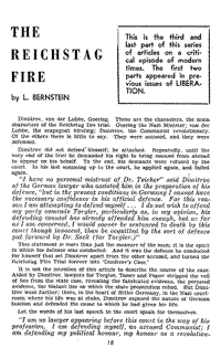 The Reichstag fire - part 3