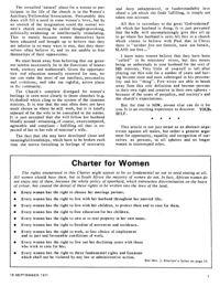 Charter for Women