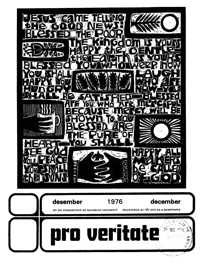 Pro Veritate Volume 15  Number 7 December 1976