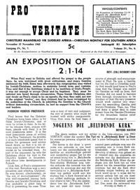 Pro Veritate Volume 4  Number 6 November 1965