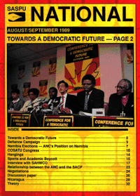 SASPU National  August/September 1989