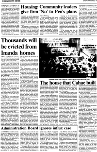 Housing: Community leaders give firm No to 