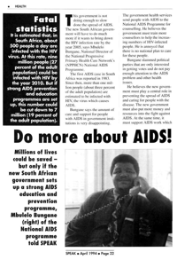 Do more about AIDS!`