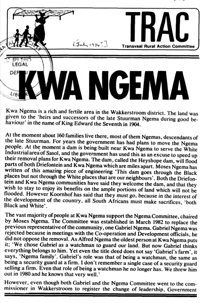TRAC Newsletter Number 2 1984