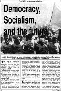 Democracy, socialism, and the future