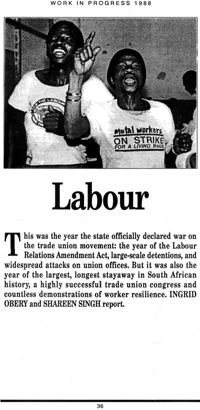 1988: Labour
