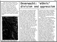 Onverwacht: ethnic division and oppression