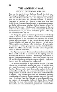The Algerian war