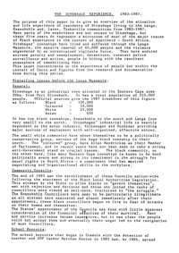 
The Uitenhage Experience: Paper Presented at the Black Sash National Conference 1988
