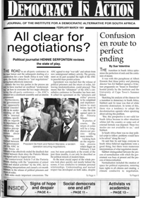 Democracy in Action February/March 1991