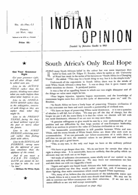 Indian Opinion Vol.51 No.13 Mar 1953