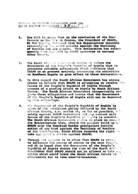 Message to Angolan Government from the South African Government, 3 April 1981
