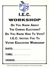 I.E.C. workshop