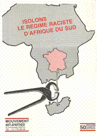 Isolons le regime raciste dAfrique du Sud 