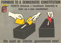 Forward to a democratic constitution