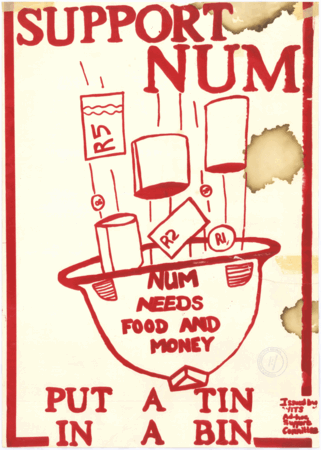 Support NUM : put a tin in a bin