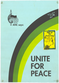 ANC says unite for peace