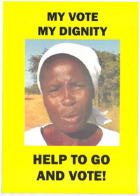 My vote: my dignity