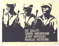 
We salute Simon Mogoerane: Jerry Mosololi: Marcus Motaung
