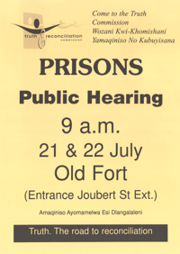 Prisons: Public Hearing