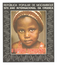 
Republica popular de Mocambique 1979 ano internacional da crianca
