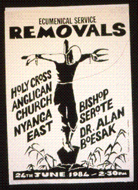Removals: ecumenical service