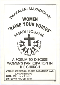 Women: Raise your voices