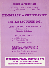 Democracy - Christianity