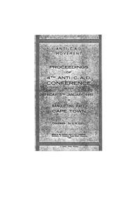 Proceedings of 4th Anti-CAD Conference