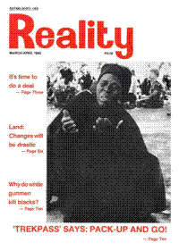 Reality Vol. 24 No. 2 March April 1992