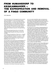 
From Humansdorp to Keiskammahoek - The Expropriation and Removal of a Fingo Community

