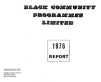 
Black Community Programmes Limited: 1976 Report
