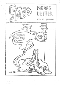 SASO Newsletter May 1971