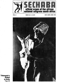 Sechaba Volume 8 Number 10/11/12 October/November/December 1974
