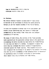 
1982: Year of international mobilisation for sanctions against South Africa
