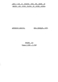 Commission of Inquiry into the riots at Soweto and other places in South Africa held on 25 February 1977, Volume 119
