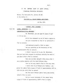 
The State versus Nelson Mandela and others: extract of evidence from Lionel Bernstein, Volume 26
