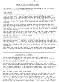 Cartage men go on strike