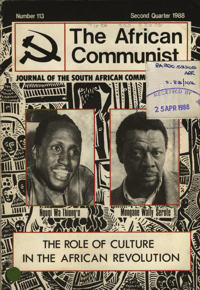 The African Communist No 113, Second Quarter 1988