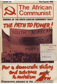 The African Communist No 118, Third Quarter 1989