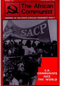 The African Communist No 123, Fourth Quarter 1990