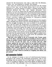 Editorial notes: Anti-communist hysteria