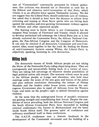 Editorial notes: Hitting back