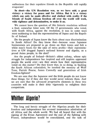 Editorial notes: Whither Algeria?