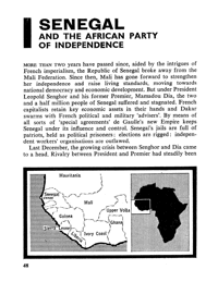 Senegal and the African Party of Independence