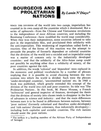 Bourgeois and Proletarian nations
