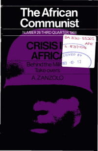 The African Communist Number 25 Second Quarter 1966