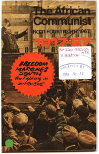 The African Communist No 31, Fourth Quarter 1967