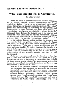 Why you should be a Communist