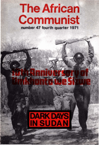 The African Communist No 47, Fourth Quarter 1971